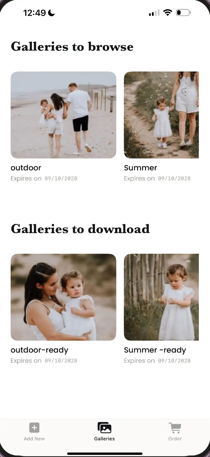 Vertical mobile screenshot (app)